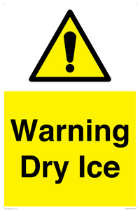 Warning Dry Ice